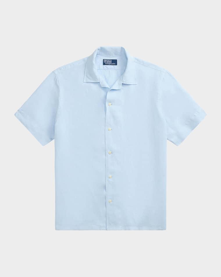Men's Classic-Fit Linen Camp Shirt by POLO RALPH LAUREN