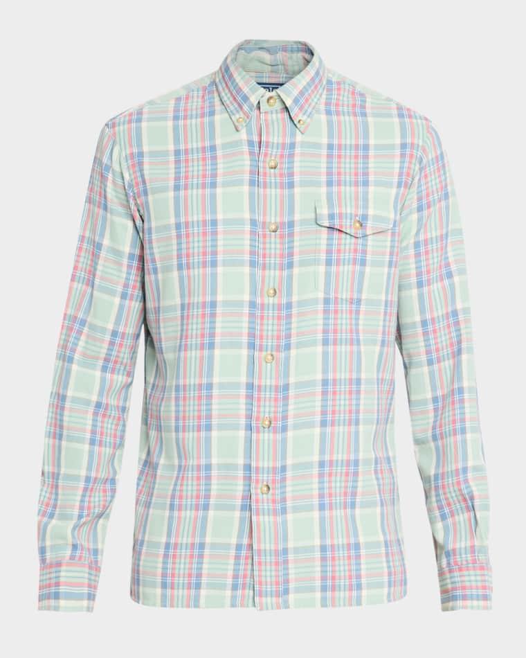 Men's Classic Fit Plaid Twill Shirt by POLO RALPH LAUREN
