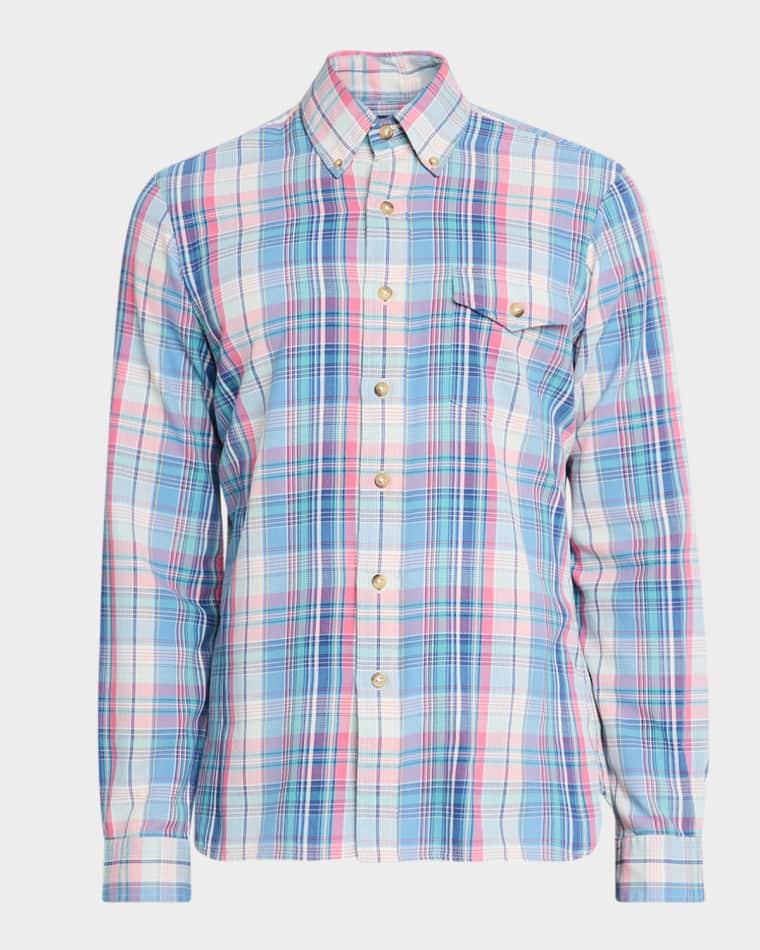 Men's Classic Fit Plaid Twill Shirt by POLO RALPH LAUREN