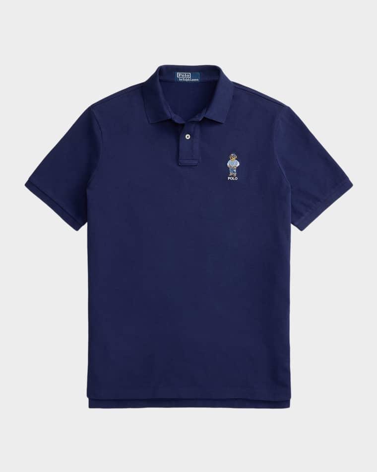 Men's Classic Fit Polo Bear Mesh Polo Shirt by POLO RALPH LAUREN