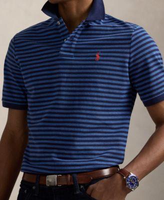 Men's Classic-Fit Striped Mesh Polo Shirt by POLO RALPH LAUREN