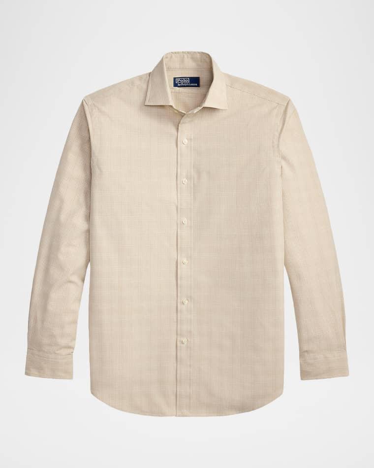 Men's Cotton Poplin Woven Plaid Sport Shirt by POLO RALPH LAUREN