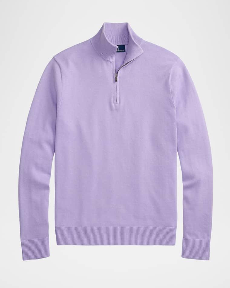 Men's Cotton Quarter-Zip Sweater by POLO RALPH LAUREN
