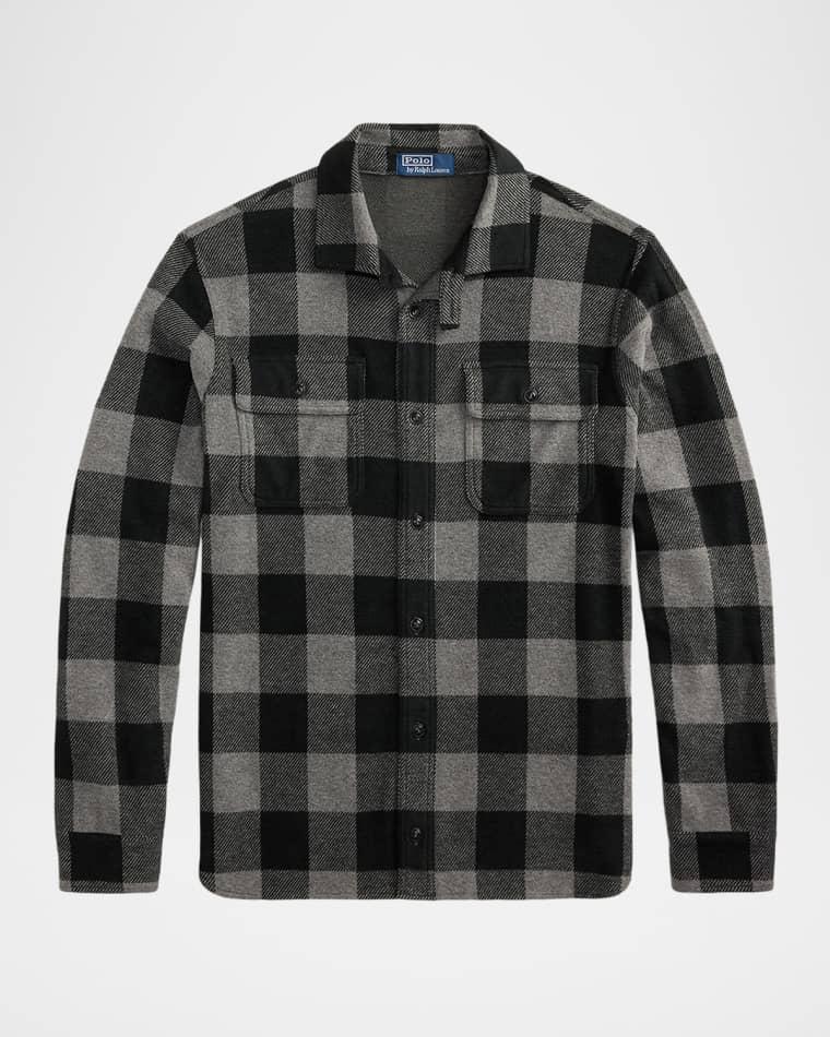 Men's Flannel Knit Overshirt by POLO RALPH LAUREN