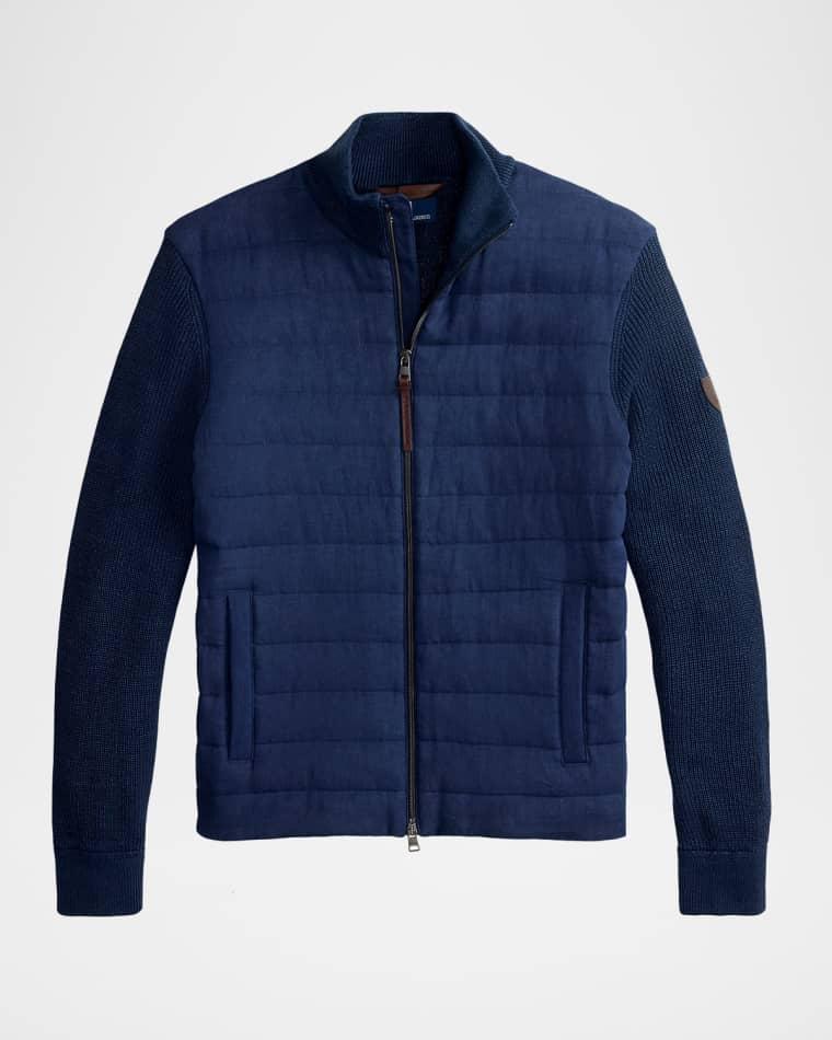 Men's Hybrid Linen Full-Zip Sweater by POLO RALPH LAUREN