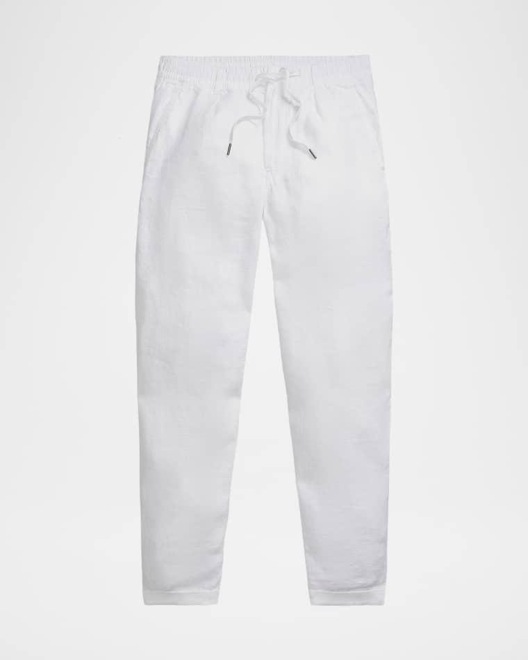 Men's Linen Pleated Drawstring Trousers by POLO RALPH LAUREN
