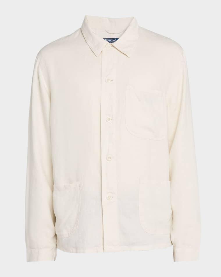 Men's Linen Utility Jacket by POLO RALPH LAUREN