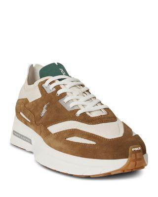 Men's Masters Court Leather & Suede Sneaker by POLO RALPH LAUREN