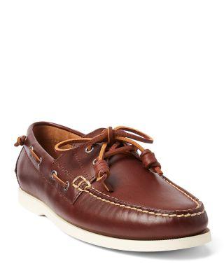 Men's Merton Leather Boat Shoe by POLO RALPH LAUREN