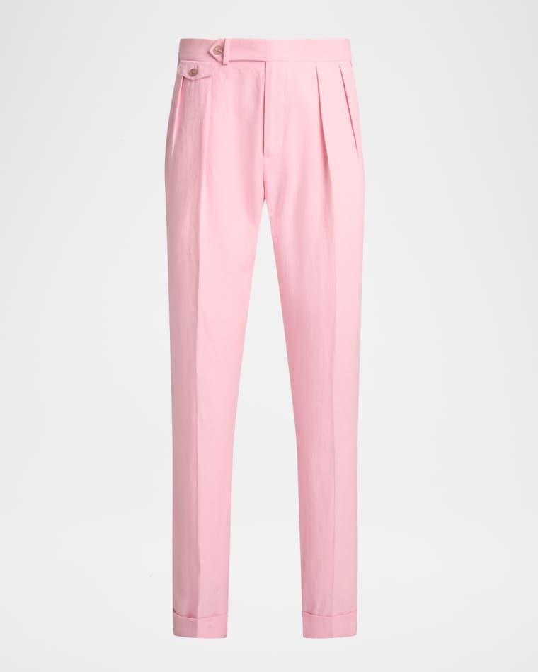 Men's Pleated Linen Suit Trousers by POLO RALPH LAUREN
