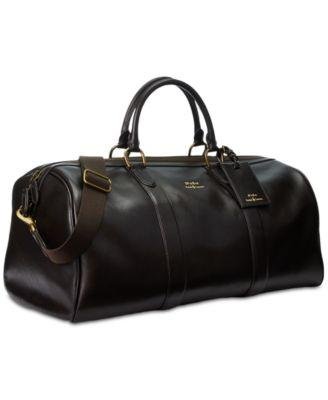 Men's Smooth Leather Duffel by POLO RALPH LAUREN