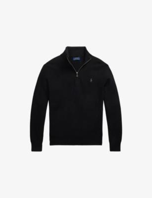 Mesh-Knit Cotton Quarter-Zip Jumper by POLO RALPH LAUREN