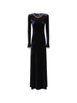 Nancie velour evening dress by POLO RALPH LAUREN