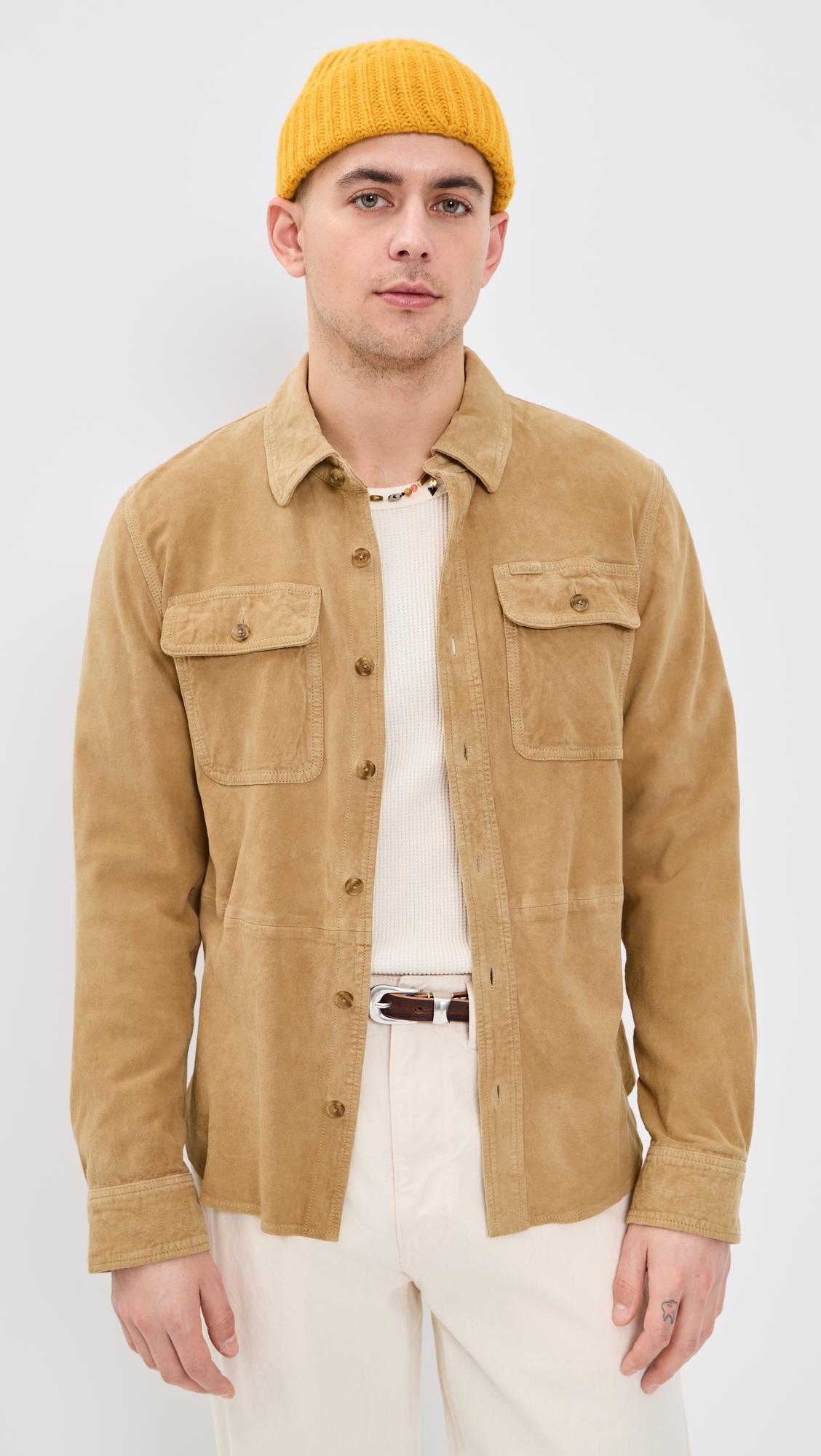 Original Label Lightweight Goat Suede Jacket by POLO RALPH LAUREN