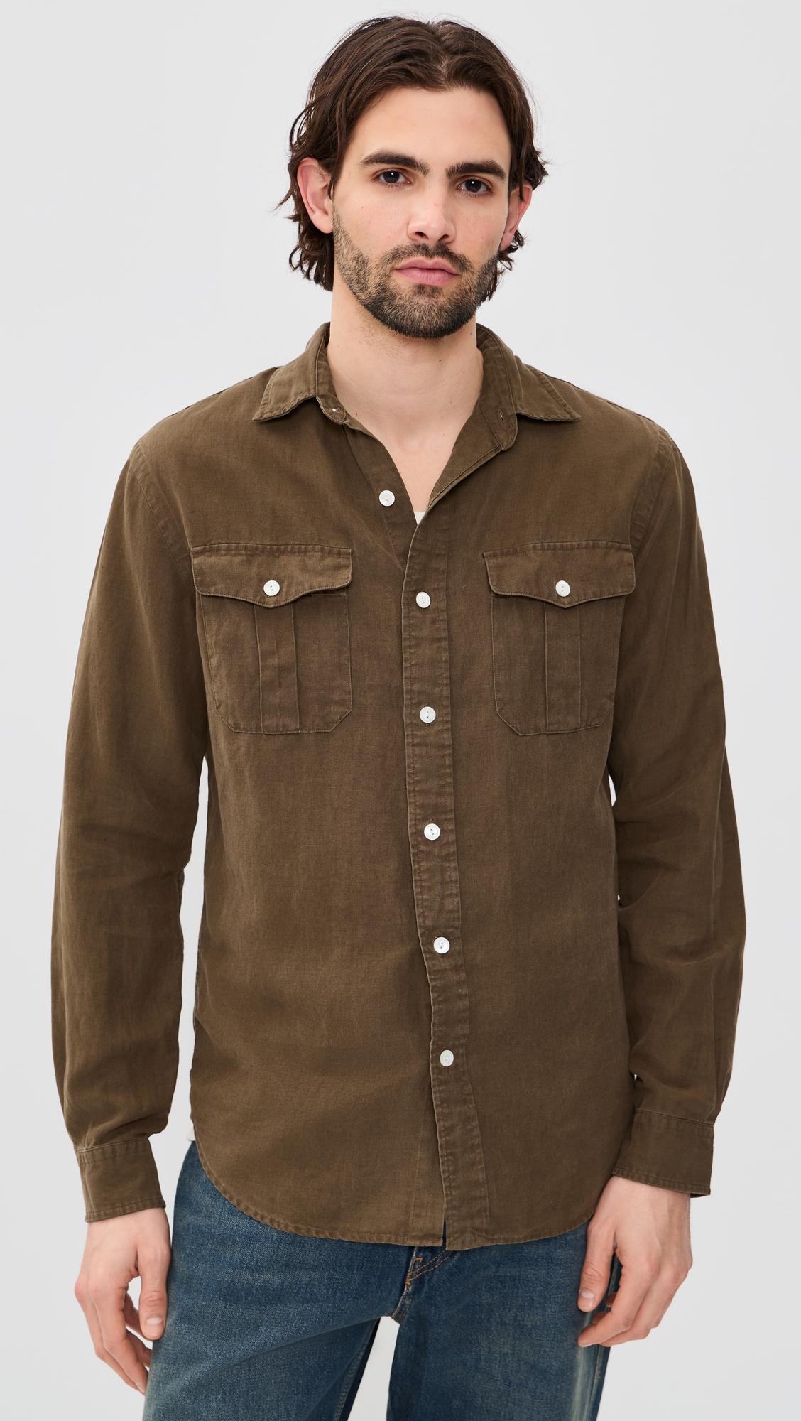 Original Label Silk Canvas Ranger Shirt by POLO RALPH LAUREN