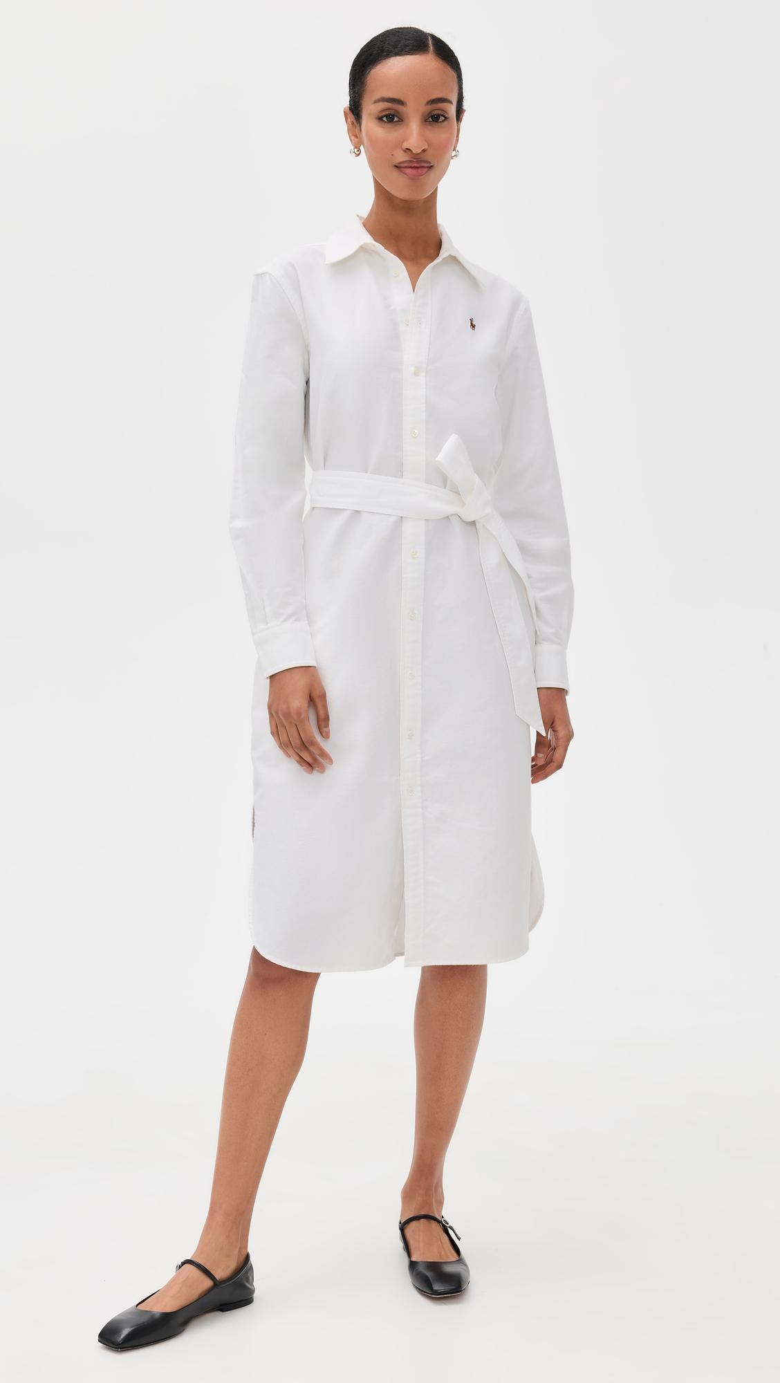 Oxford Cory Long Sleeve Dress by POLO RALPH LAUREN