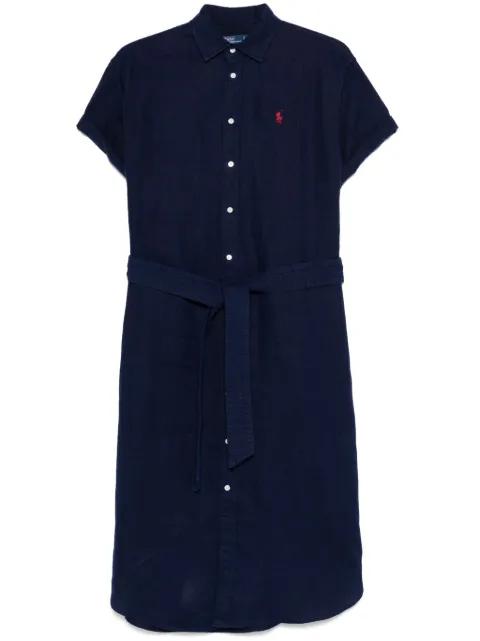 Oxford belted midi dress by POLO RALPH LAUREN