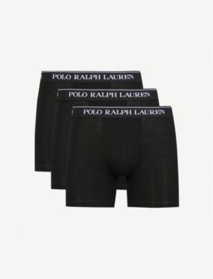 Pack of three classic-fit stretch-cotton boxer briefs by POLO RALPH LAUREN