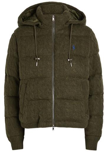 Padded wool and cashmere-blend jacket by POLO RALPH LAUREN