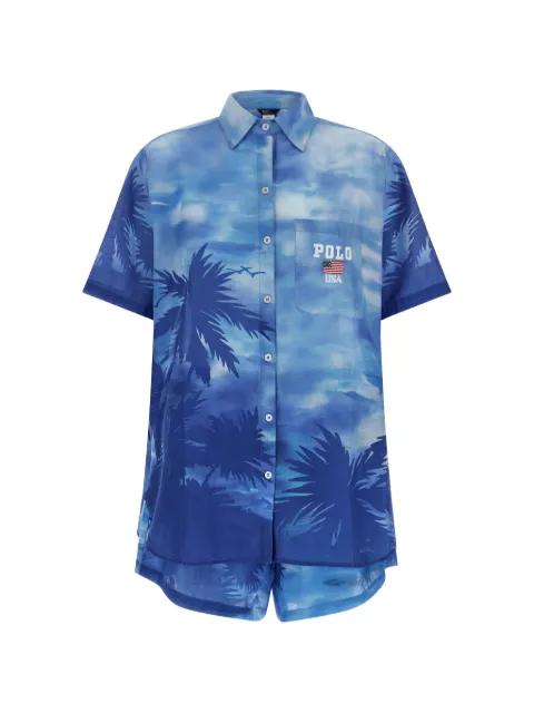 Palm cotton shirt and shorts set by POLO RALPH LAUREN