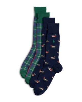 Plaid & Ducks Crew Socks by POLO RALPH LAUREN