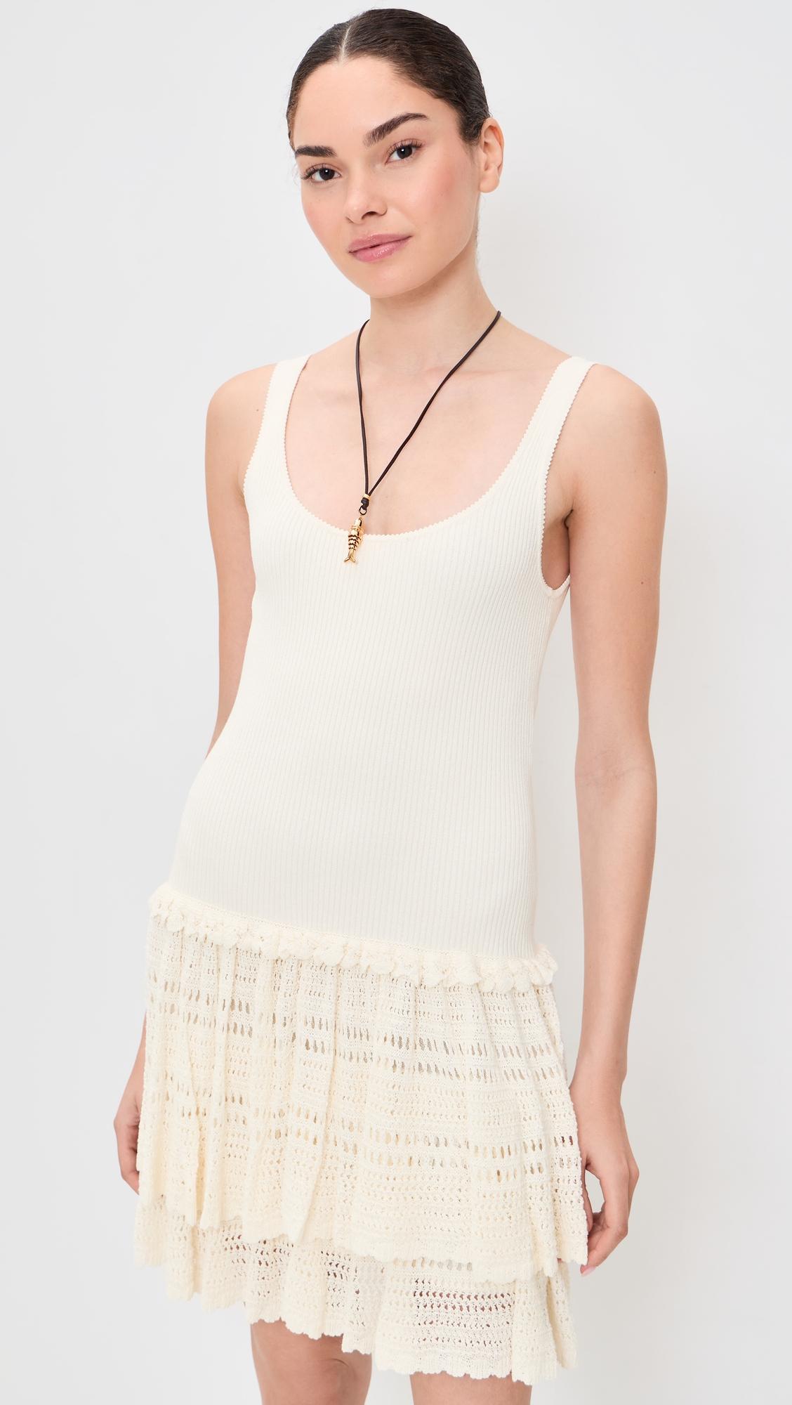 Pointelle Tier Dress by POLO RALPH LAUREN