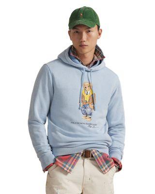 Polo Bear Garment Dyed Fleece Hoodie by POLO RALPH LAUREN