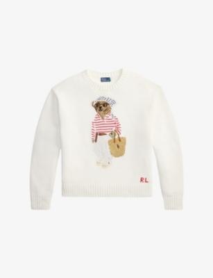 Polo Bear Logo-Embroidered Cotton Jumper by POLO RALPH LAUREN