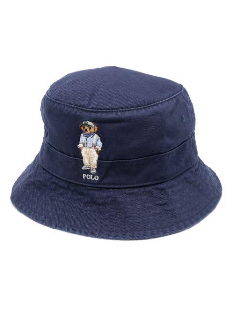Polo-Bear bucket hat by POLO RALPH LAUREN