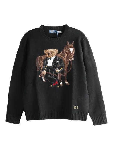 Polo Bear crew-neck sweater by POLO RALPH LAUREN