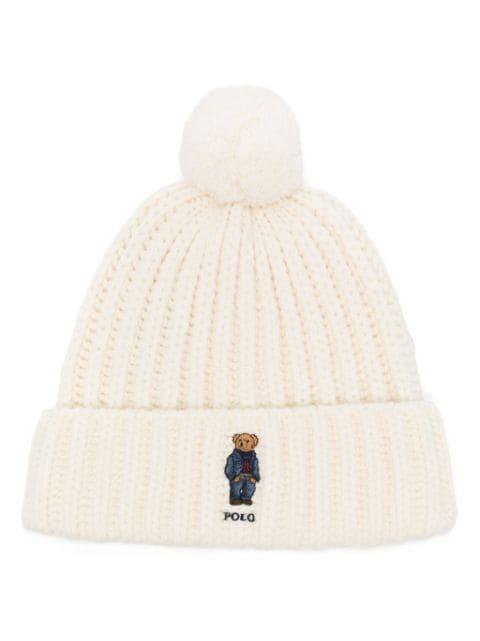 Polo Bear-embroidered beanie by POLO RALPH LAUREN