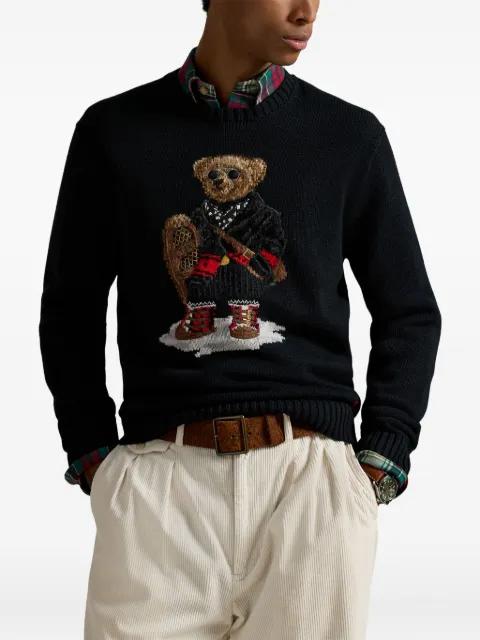 Polo Bear-embroidered sweater by POLO RALPH LAUREN