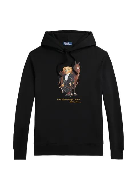 Polo Bear graphic-print hoodie by POLO RALPH LAUREN