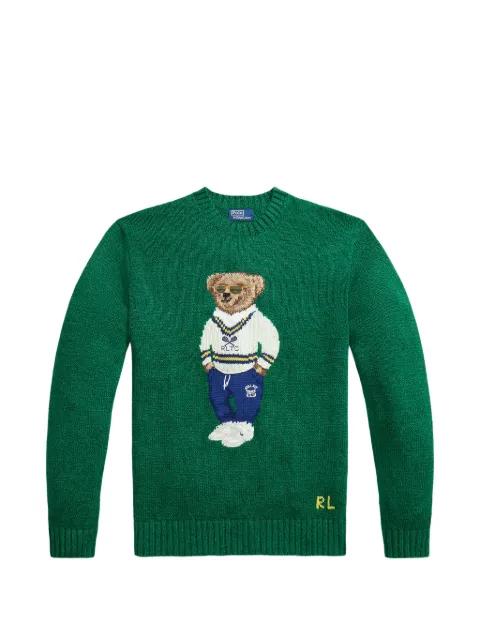 Polo Bear intarsia-knit sweater by POLO RALPH LAUREN
