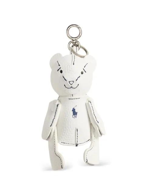 Polo Bear leather bag charm by POLO RALPH LAUREN