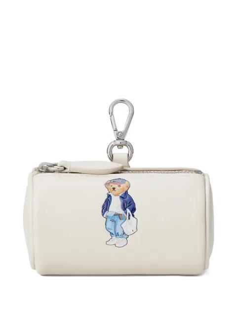 Polo Bear leather coin pouch by POLO RALPH LAUREN