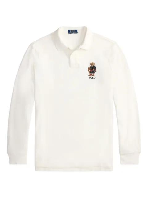 Polo Bear long-sleeve polo shirt by POLO RALPH LAUREN