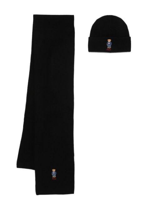 Polo Bear-motif scarf set by POLO RALPH LAUREN