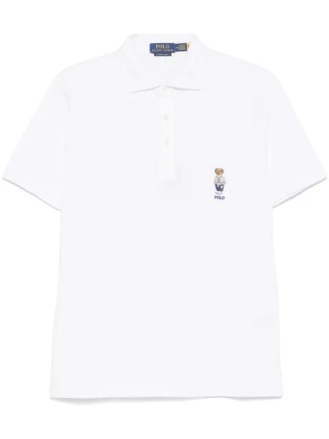 Polo Bear-patch polo shirt by POLO RALPH LAUREN