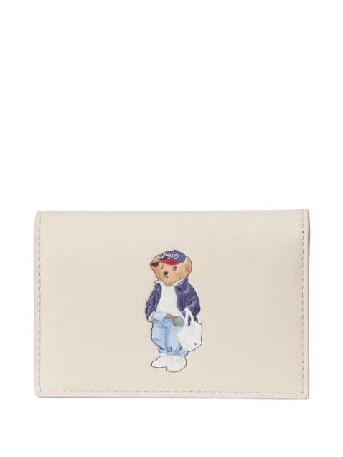 Polo Bear-print leather wallet by POLO RALPH LAUREN