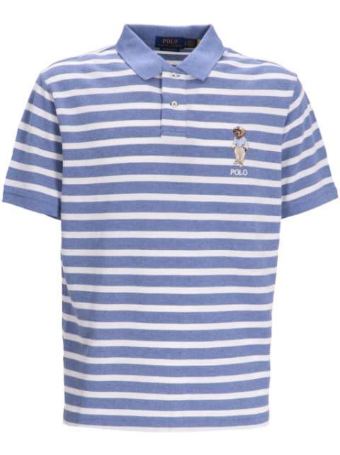 Polo Bear striped polo shirt by POLO RALPH LAUREN