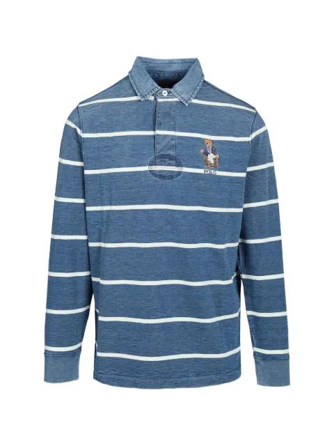 Polo Bear striped polo shirt by POLO RALPH LAUREN