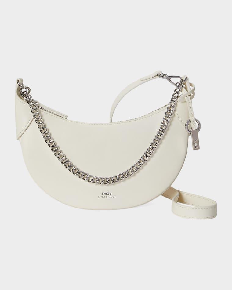 Polo ID Mini Leather Chain Shoulder Bag by POLO RALPH LAUREN