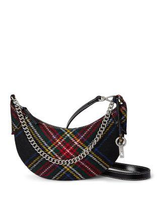 Polo ID Tartan Wool Mini Chain Shoulder Bag by POLO RALPH LAUREN