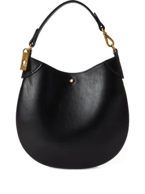 Polo ID leather shoulder bag by POLO RALPH LAUREN