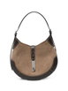 Polo ID panelled suede shoulder bag by POLO RALPH LAUREN Polo ID panelled suede shoulder bag by POLO RALPH LAUREN