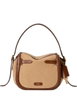 Polo ID suede & leather mini satchel by POLO RALPH LAUREN