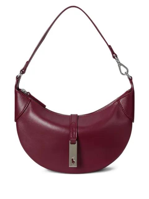 Polo Id leather shoulder bag by POLO RALPH LAUREN