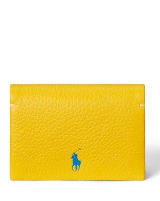 Polo Play Leather Snap Card Case by POLO RALPH LAUREN