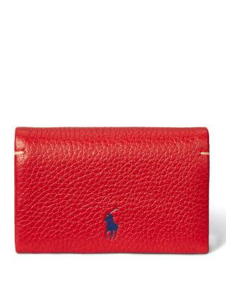 Polo Play Leather Snap Card Case by POLO RALPH LAUREN
